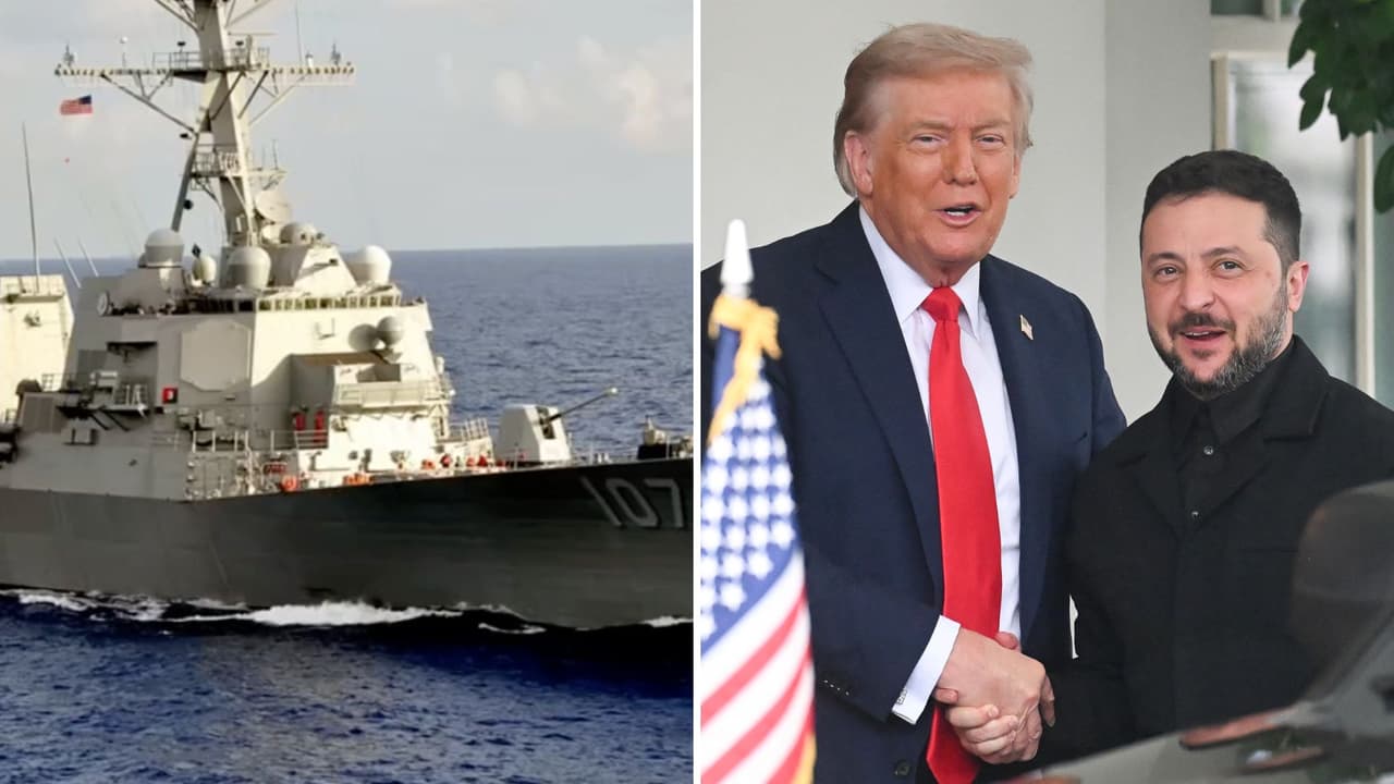 EEUU envía buques a costas de Venezuela y la reunión Trump-Zelensky: videos destacados de la semana