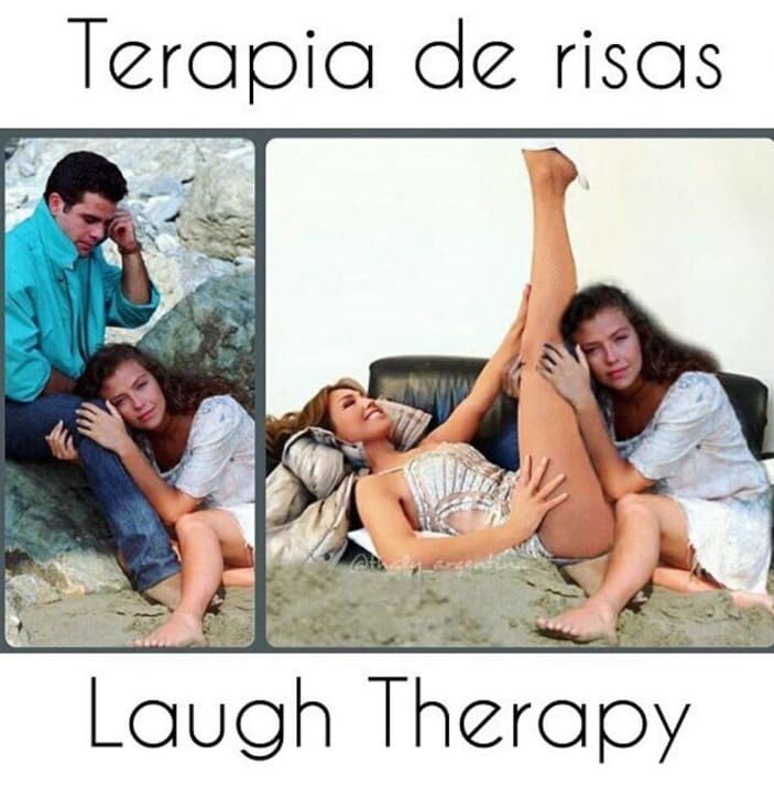 Ella se ha encargado de incorporar a Eduardo Capetillo a su terapia de risa.