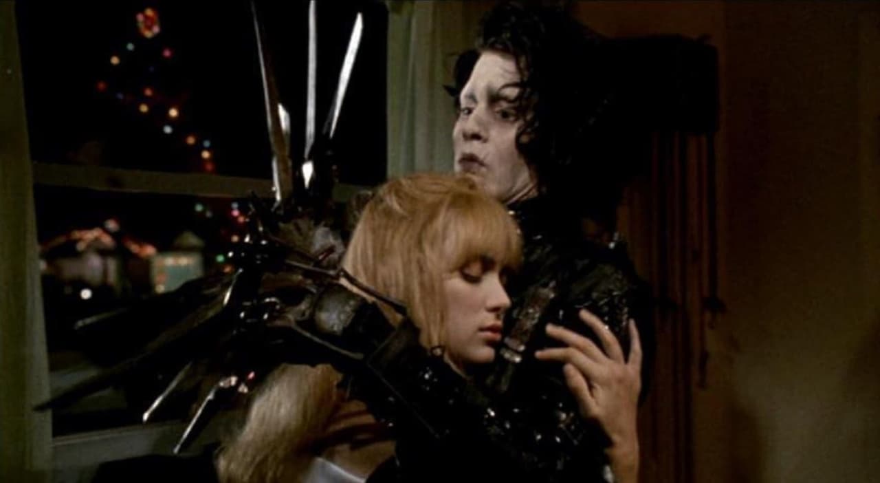 El joven manos de tijera.