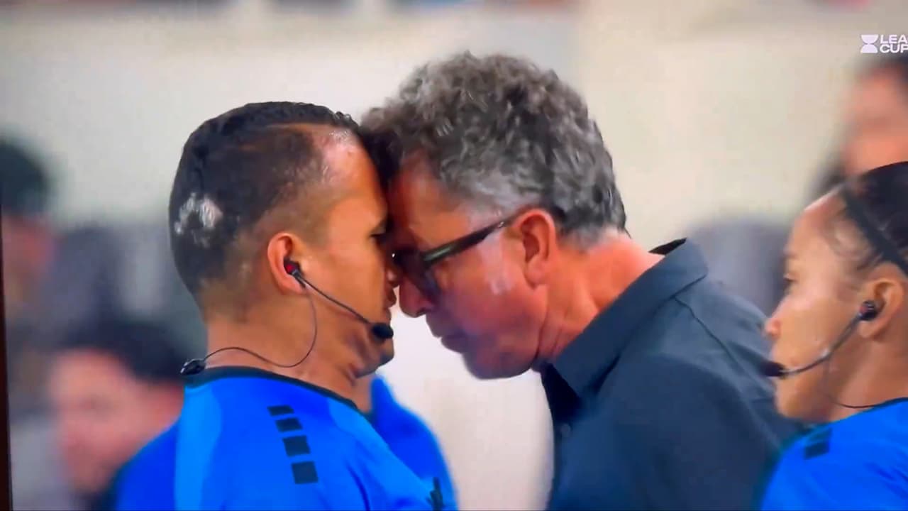Osorio explota contra arbitraje en la Leagues Cup 2024 