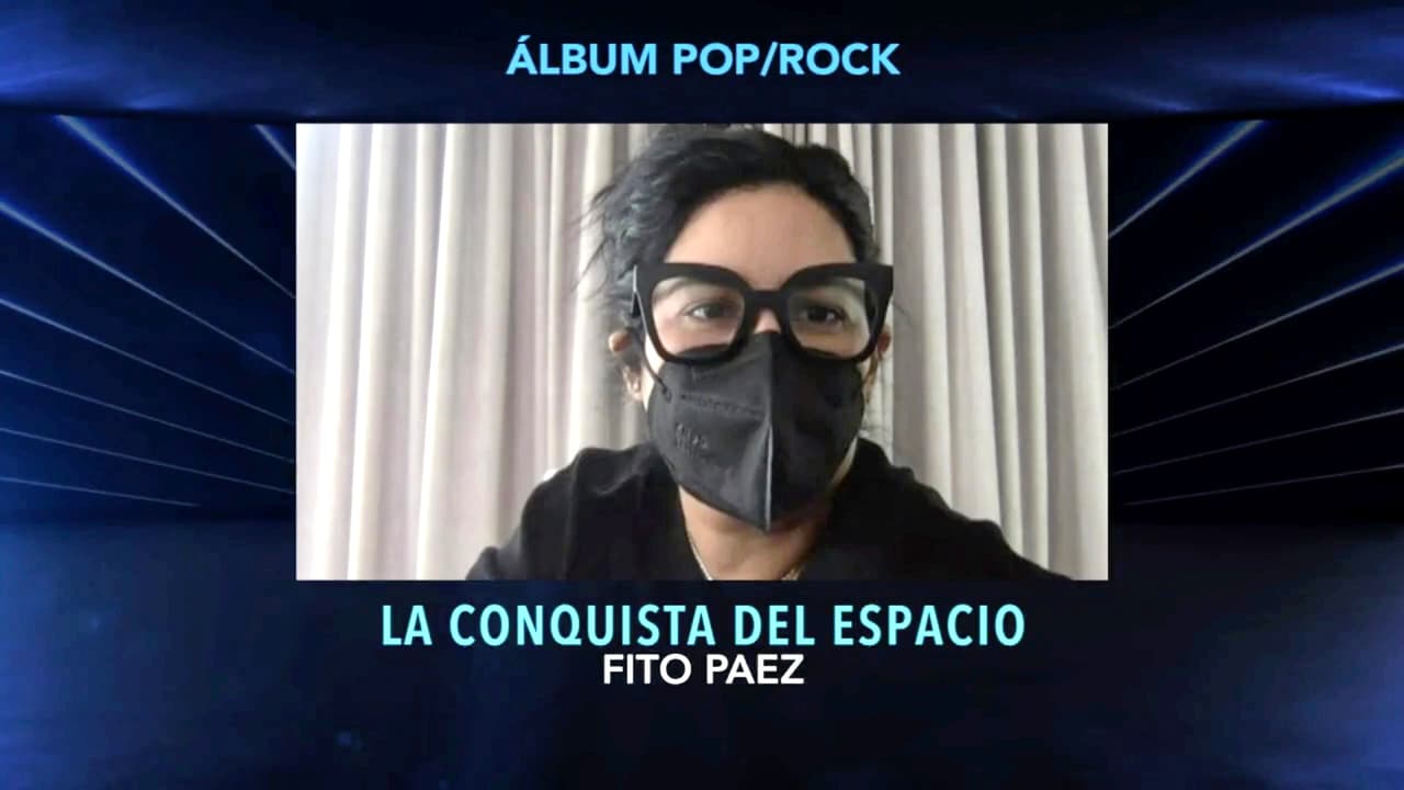 El argentino Fito Páez ganó Mejor Álbum Pop/Rock por su trabajo ‘La conquista del espacio’.