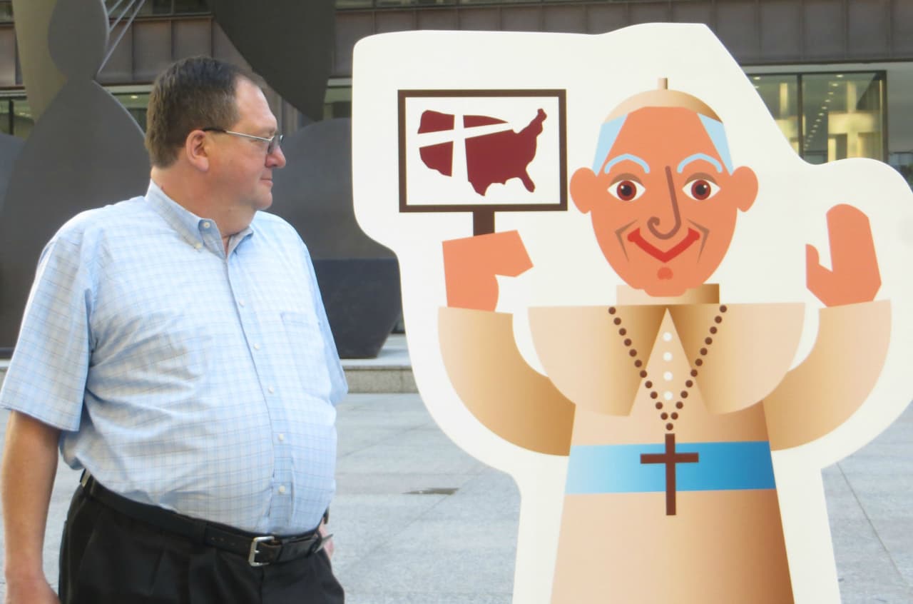 Para mucha gente era una manera de ser parte de esta histórica visita.