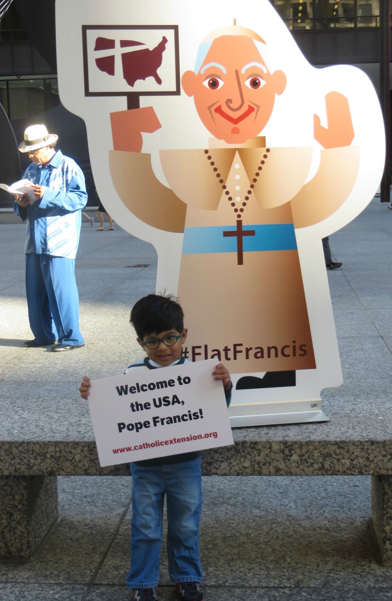 Durante su viaje a Roma, el papa Francisco tuvo la oportunidad de conocerla.