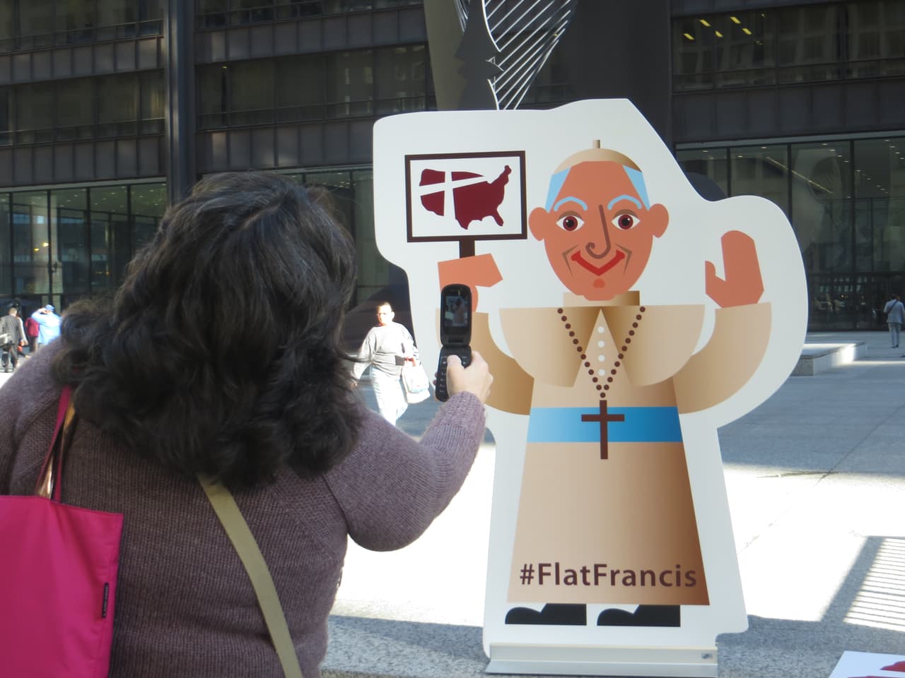 Muchos transeúntes no dejaron parar la oportunidad.