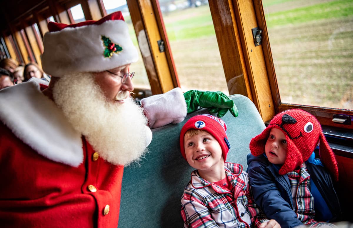 Elige entre las experiencias distintivas que ofrece Santa's Paradise Express, el tren del árbol de Navidad o los trenes de la noche antes de Navidad, además de disfrutar de una fiesta de Navidad a bordo de horarios de salida seleccionados.