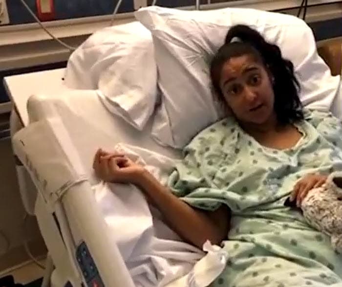 "
<b>Tiene una conversación normal</b>, come muchísimo, está tranquila, está haciendo ejercicio, la tienen en terapia... Esto es un proceso largo y fuerte a la misma vez".
<br>