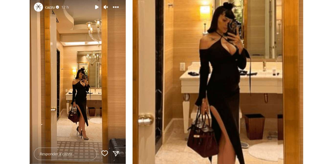 Cazzu presumió su pancita de embarazada