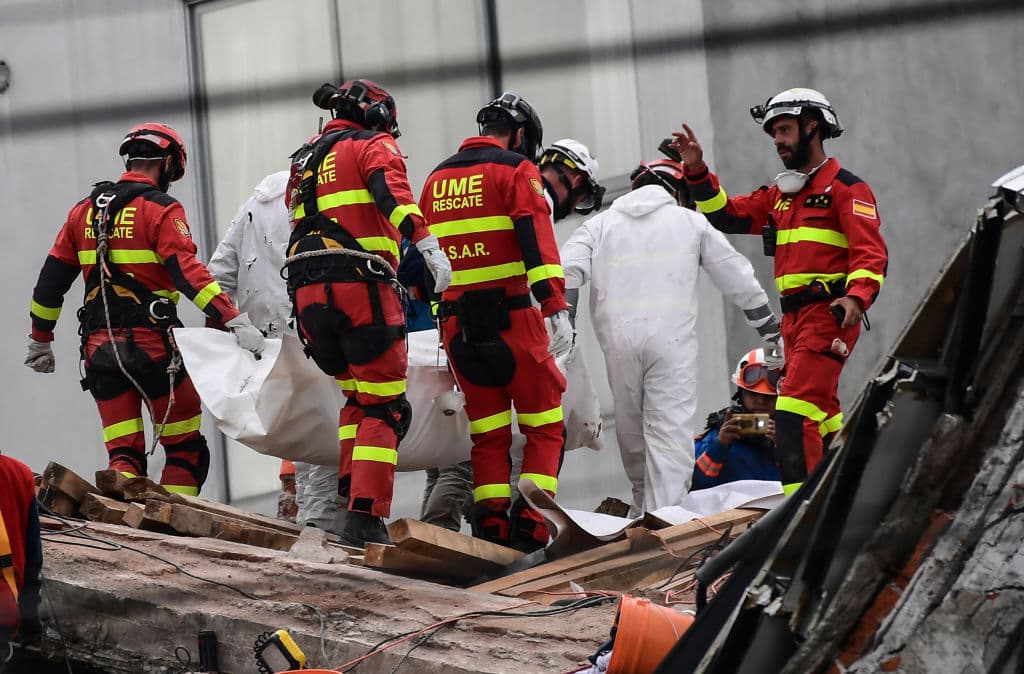 Las labores de rescate tras el sismo siguen en solo un edificio colapsado de Ciudad de México