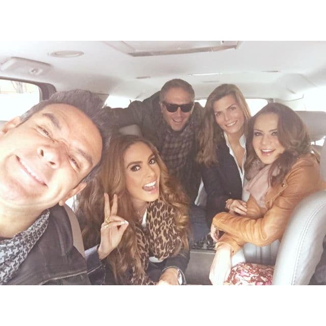 Desde el traslado a la posada de la empresa, los actores y actrices a través de sus redes sociales nos daban detalles de lo bien que se la estaban pasando. ¡Puras sonrisas!