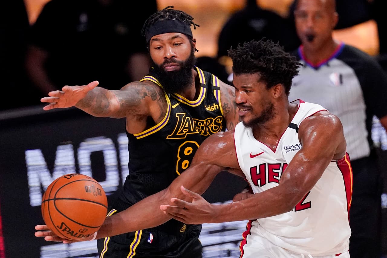 Los Lakers caen ante el Heat en el quinto juego de las Finales | En el último cuarto los de LA se sacudieron y estuvieron cerca de liquidar la serie; terminaron 108-111.