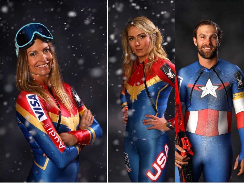 El equipo de esquí de los Estados Unidos ha llamado la atención en Pyeongchang por sus uniformes. Algunas de sus deportistas llevan a Capitán Marvel en sus trajes, mientras que entre los hombres hay quienes se visten de Capitán América.