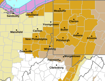Fuertes vientos dejan sin electricidad a más de 230 mil personas en Pittsburgh