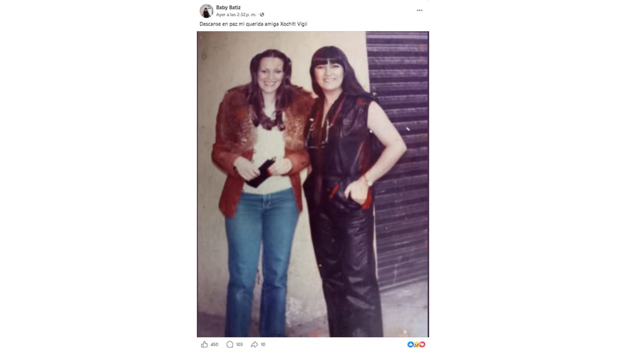 La cantante Margarita Batiz reportó el fallecimiento de la exesposa de César Bono.