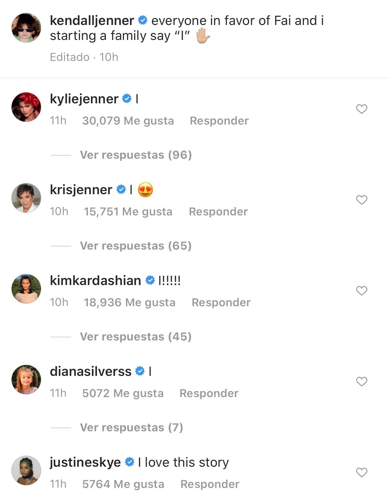 A quien también le gustó la idea fue a la madre del clan
<b> <a href="https://www.univision.com/temas/kardashian">Kardashian Jenner</a></b>, Kris Jenner, ya que también votó a favor de que su hija forme una familia. Kendall es la única de las Kardashian Jenner que aún no es madre.
<br>