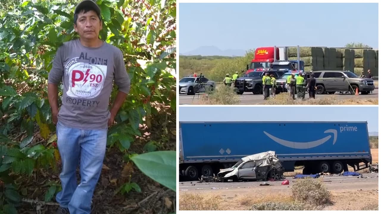 Un inmigrante peruano viajaba en el vehículo que chocó en Arizona: la familia busca información