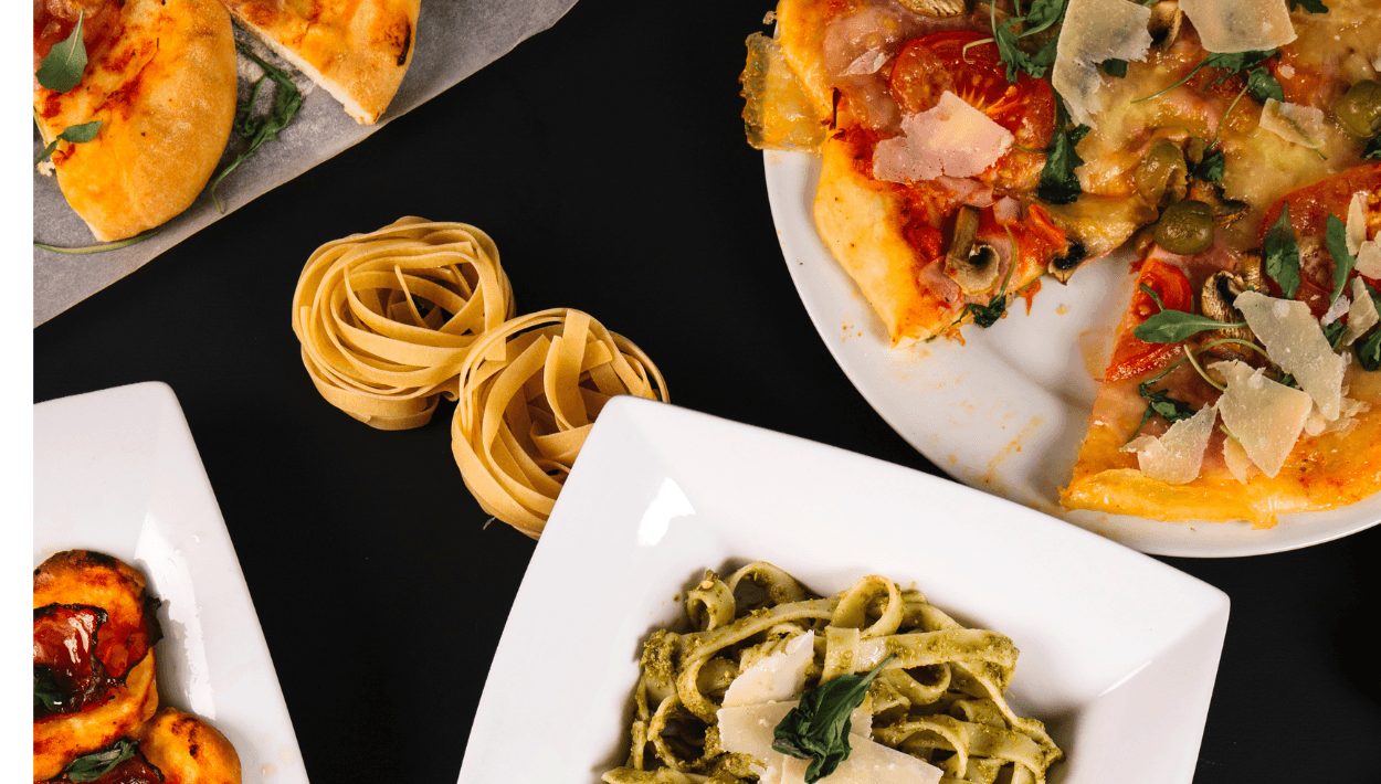Pizza y pasta, una de las comidas más populares de Internet y del mundo