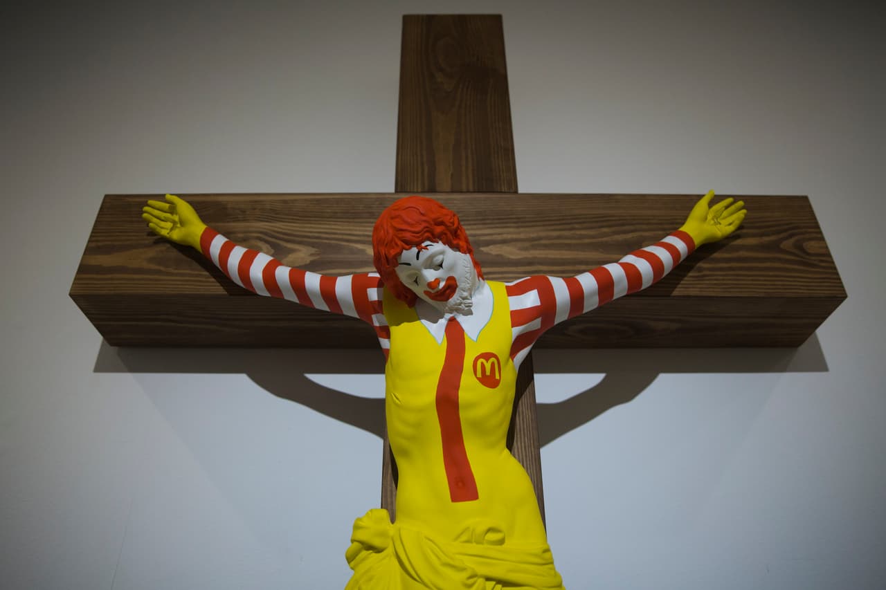 'McJesus': la obra de arte que provocó disturbios en Israel