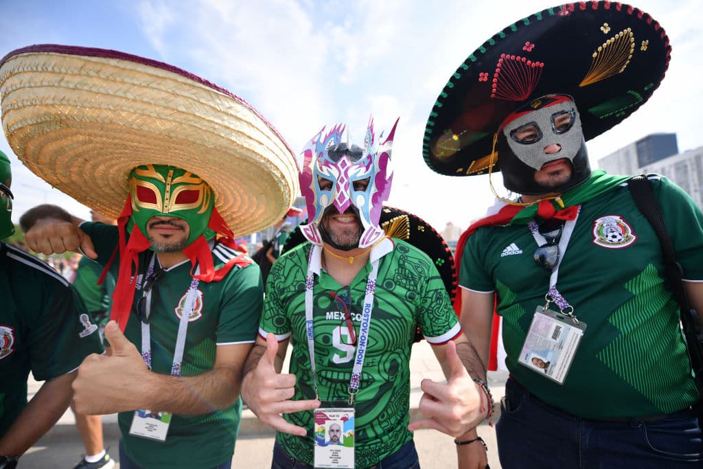 El colorido y la alegría se convirtieron en la representación de los fanáticos para el partido entre México y Suecia por el grupo F del Mundial de Rusia 2018.