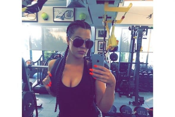 Se metió de lleno al gym.