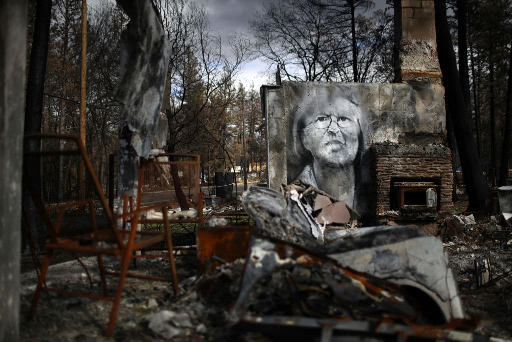 Grammer es originario de Chico, California pero ahora vive en Los Angeles con su esposa e hijas. El artista confesó a medios locales que quedó impactado por la destrucción del área, ya que según comentó a en un principió pensó se trataría de un incendio más.(Foto por: Justin Sullivan/Getty Images)