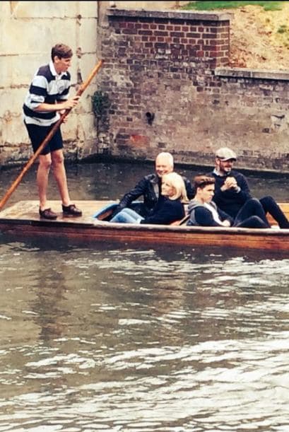 Pero ellos dejaron de lado su papel de "celebridades" y disfrutaron del paseo.