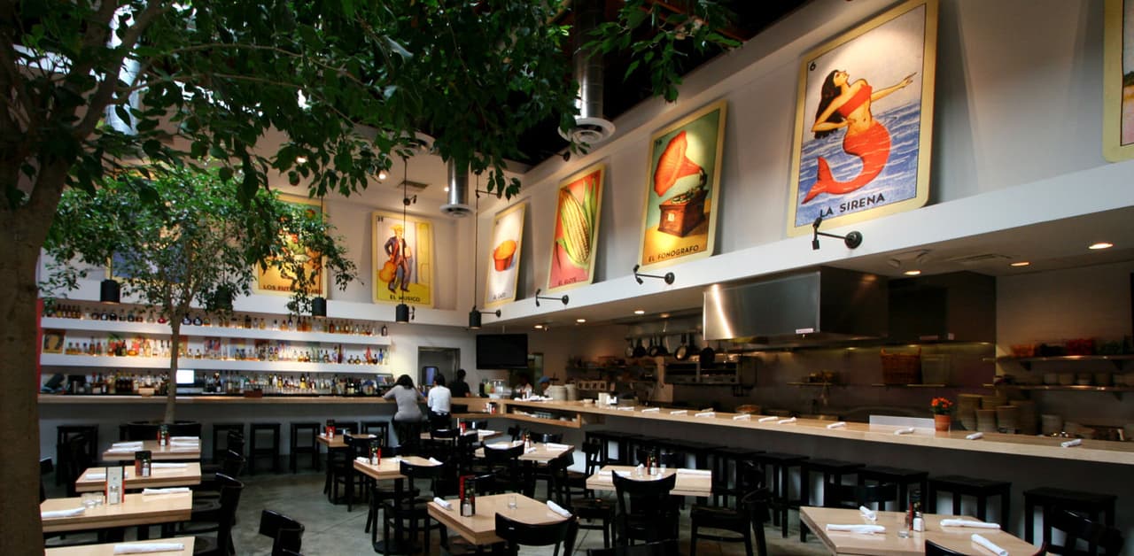 <b>Loteria Grill:</b> Ubicado en el corazón de Hollywood, este sitio es ideal por sus antojitos y entremeses. Si eres amante del guacamole, de las quesadillas y de los tacos este lugar te encantará. Tiene una excelente decoración, buen ambiente y una vasta carta de bebidas. 
<b>Dirección</b>: 6627 Hollywood Blvd, Los Angeles. (Imagen tomada de Twitter)