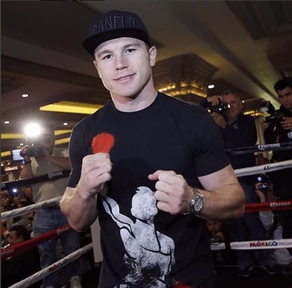 Saúl 'Canelo' Álvarez y MIguel Cotto ya están en Las Vegas para su combate