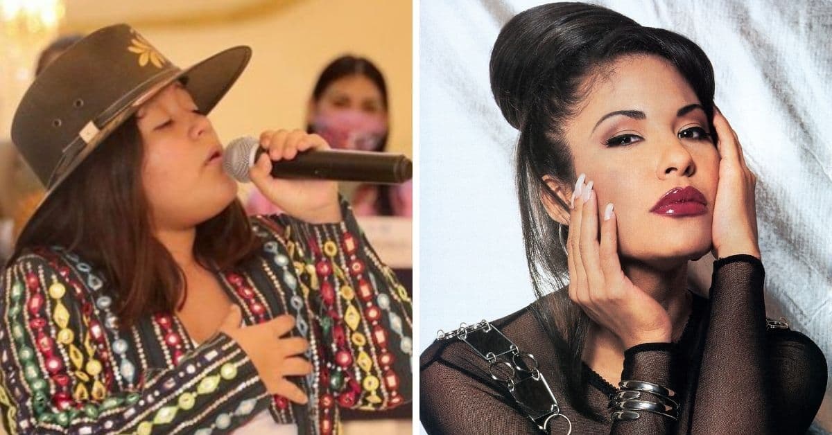 "niña canta como Selena y TikTok la ama"
