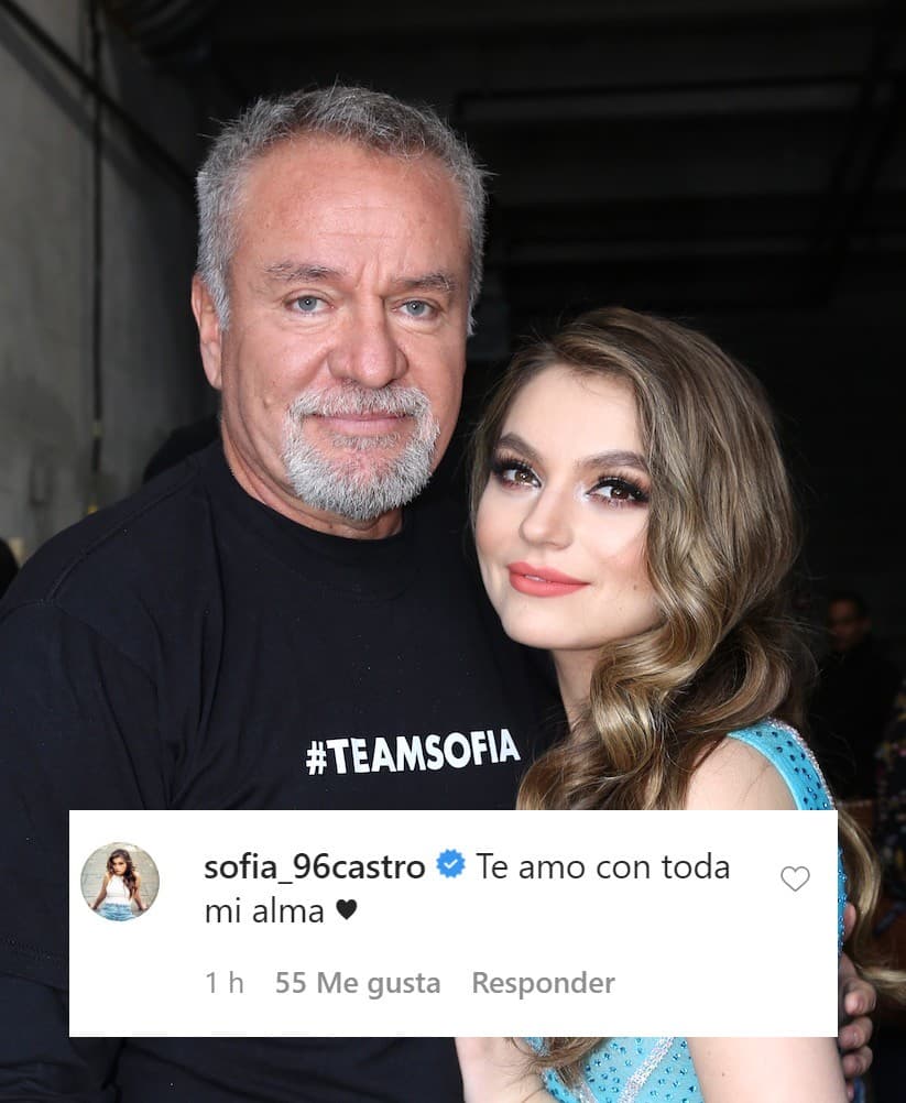 La primogénita de la actriz, también le dedicó unas palabras a su padre.
<br>