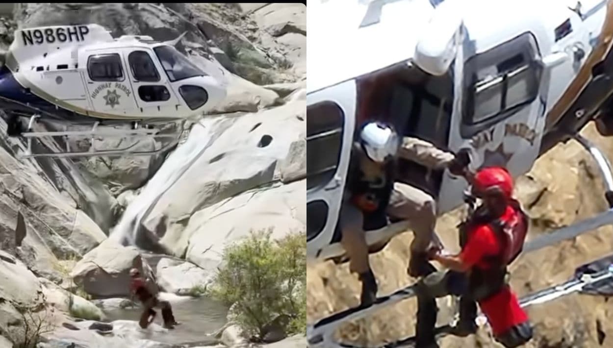 Ryan Wardwell fue rescatado tras dos días de sobrevivir en la cima de las cascadas Seven Teacups. Las autoridades realizaron una búsqueda exhaustiva para encontrarlo.