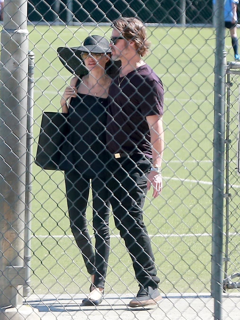 Y a pesar de todos los rumores de un posible divorcio, Angie y Brad parecen más unidos que nunca.