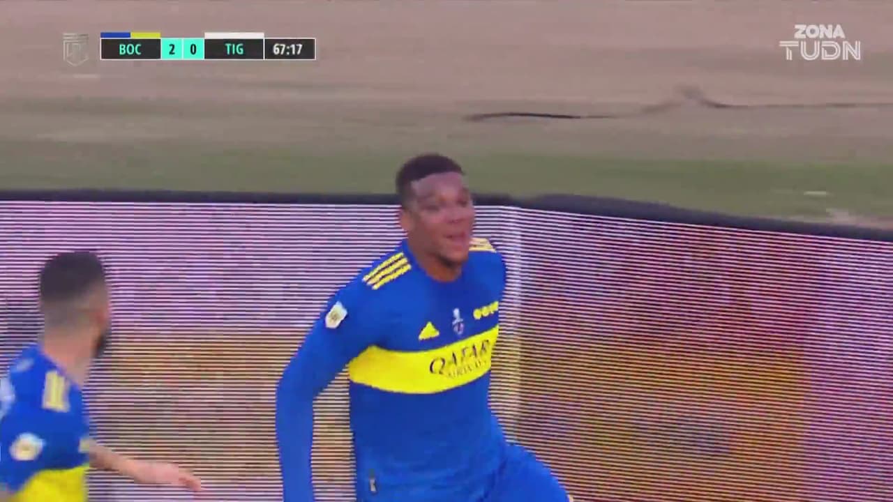 ¡Zurdazo con sabor a título! Fabra hace el 2-0 de Boca con un golazo