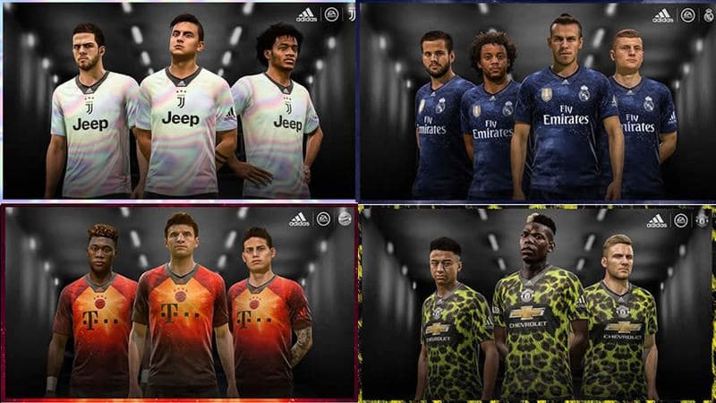 <b>Juventus F.C., Real Madrid C.F., F.C. Bayern Múnich y Manchester United.</b>