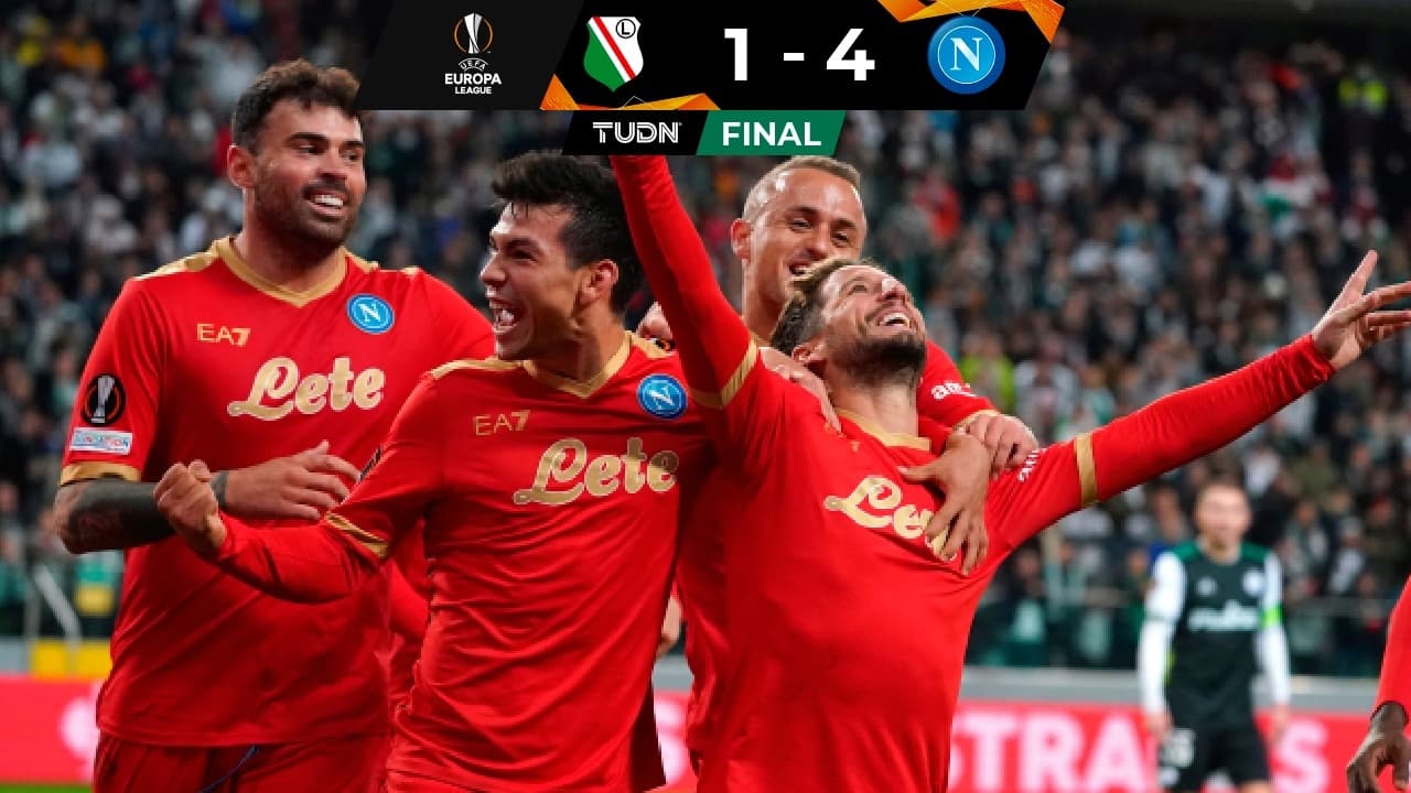 'Chucky' Lozano anota en goleada del Napoli ante Legia