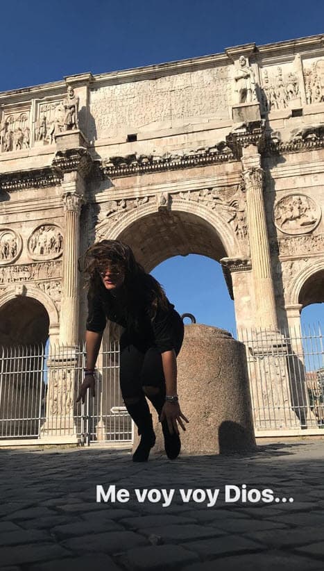 Reaccionó rápido y no se cayó.