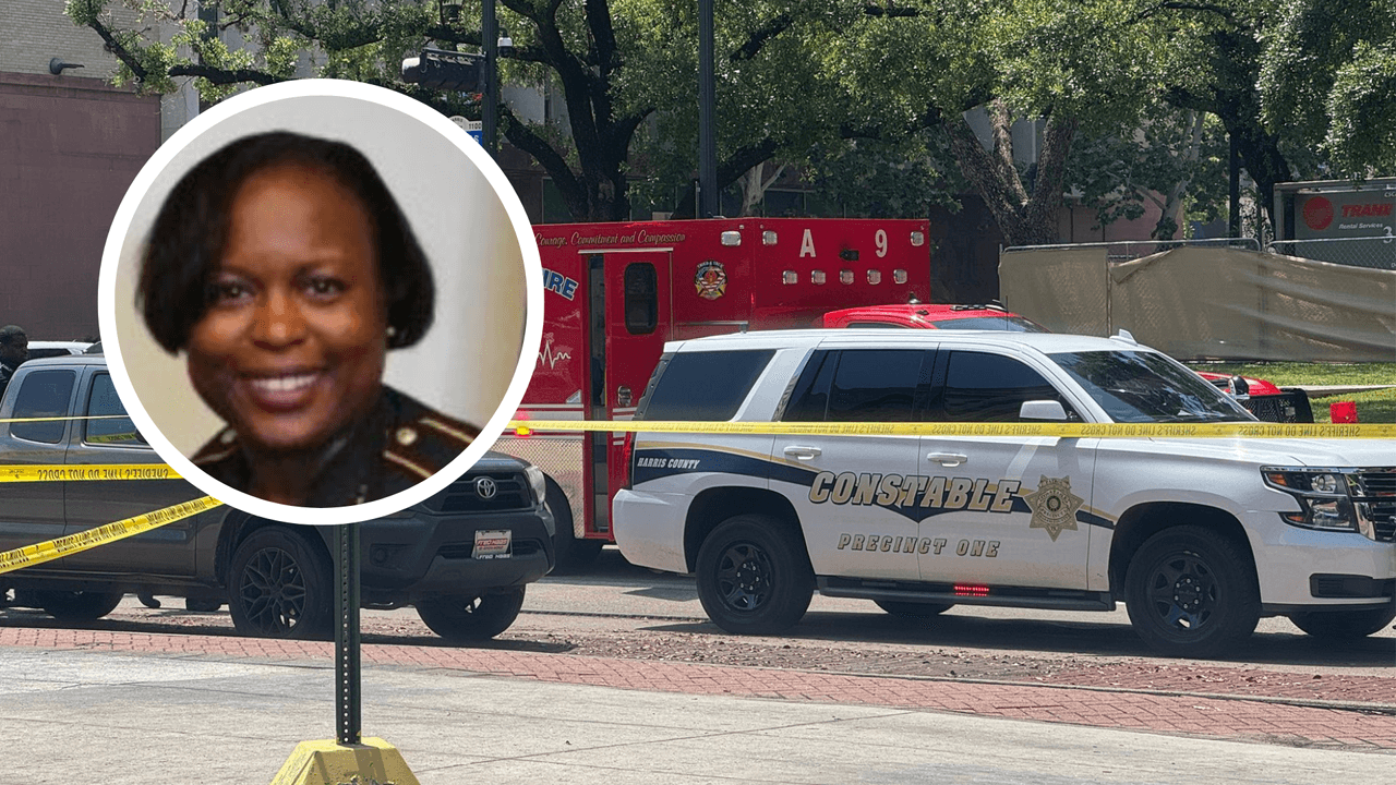 Sospechoso armado afuera de un edificio del Estado causa tiroteo y oficial es baleada