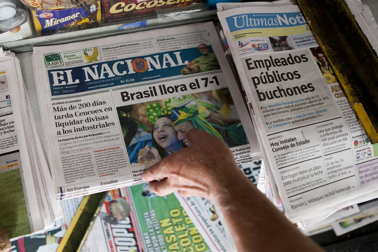 Por falta de papel, diarios dejan de circular en Semana Santa en Venezuela