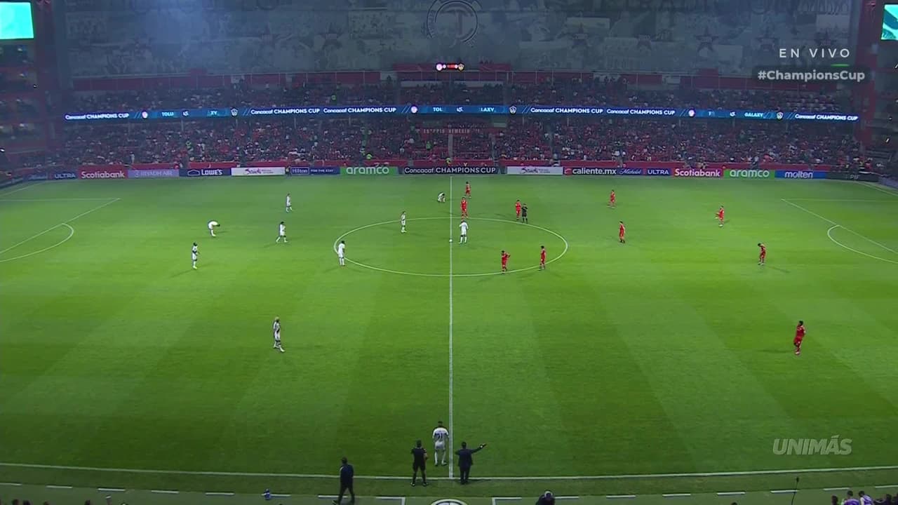 ¡Inicia el partido! Toluca vs. LA Galaxy en la Concacaf Champions Cup