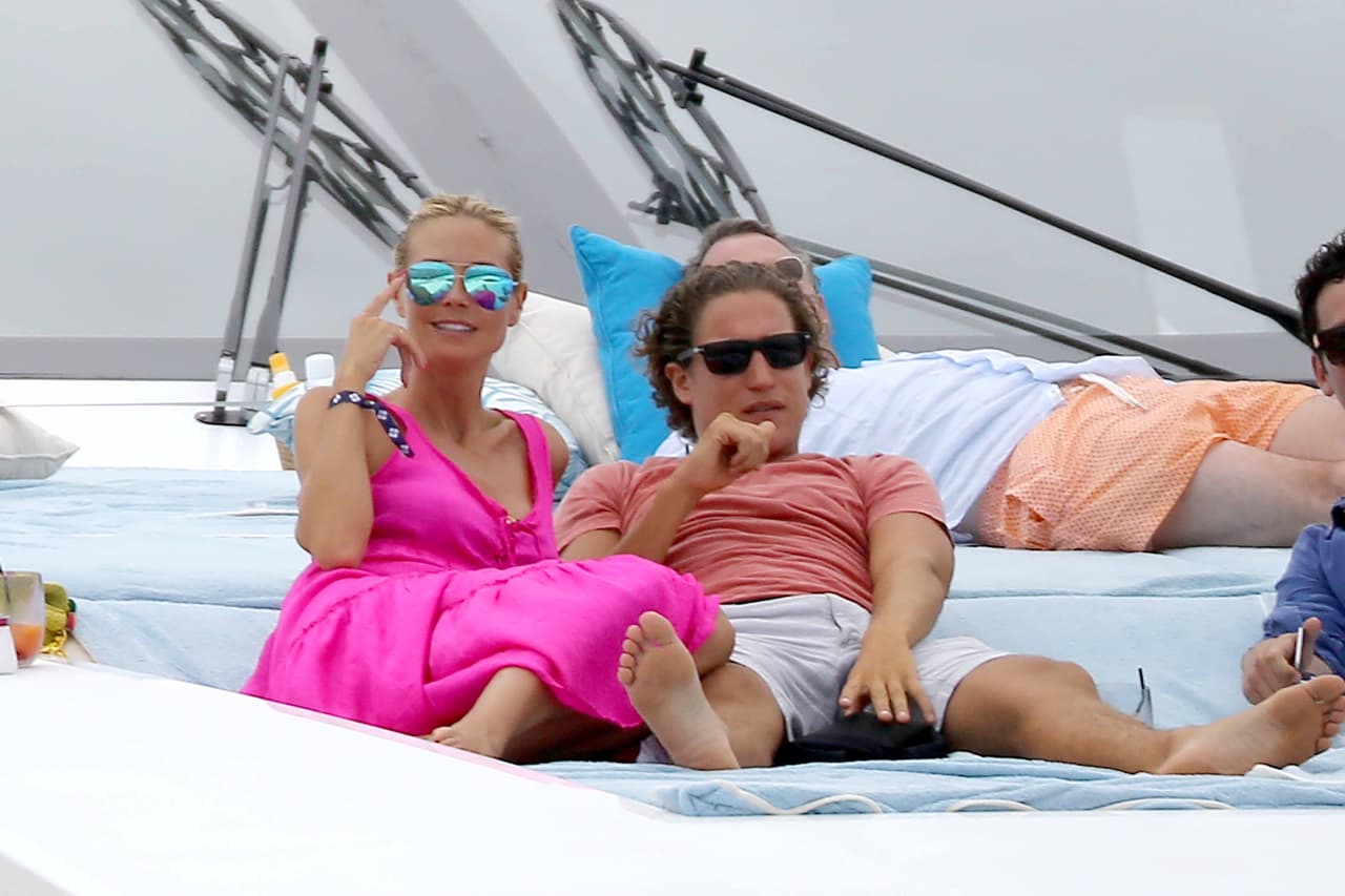 Heidi y Vito disfrutan de su amor en St. Tropez.