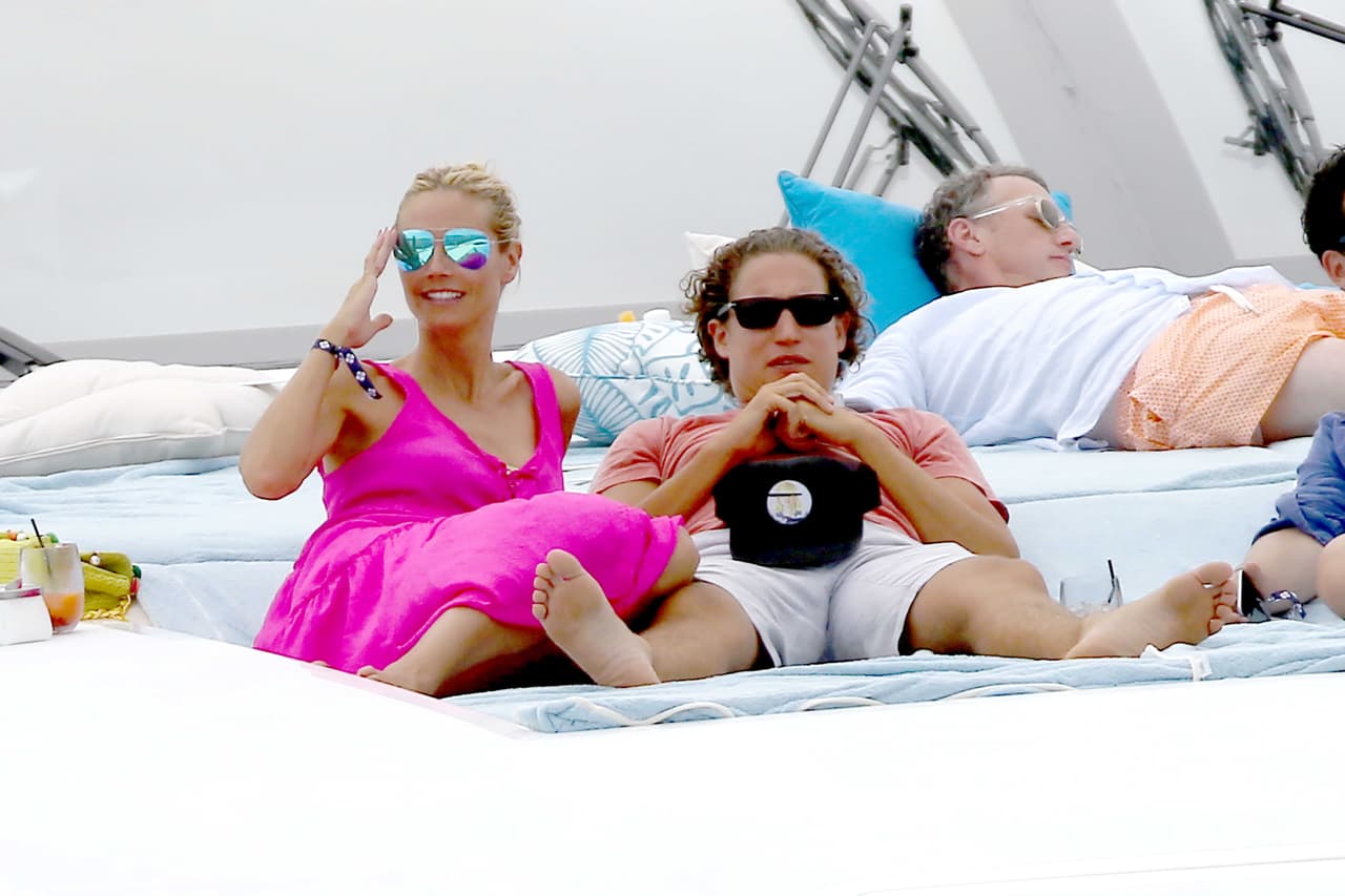 Heidi y Vito disfrutan de su amor en St. Tropez.