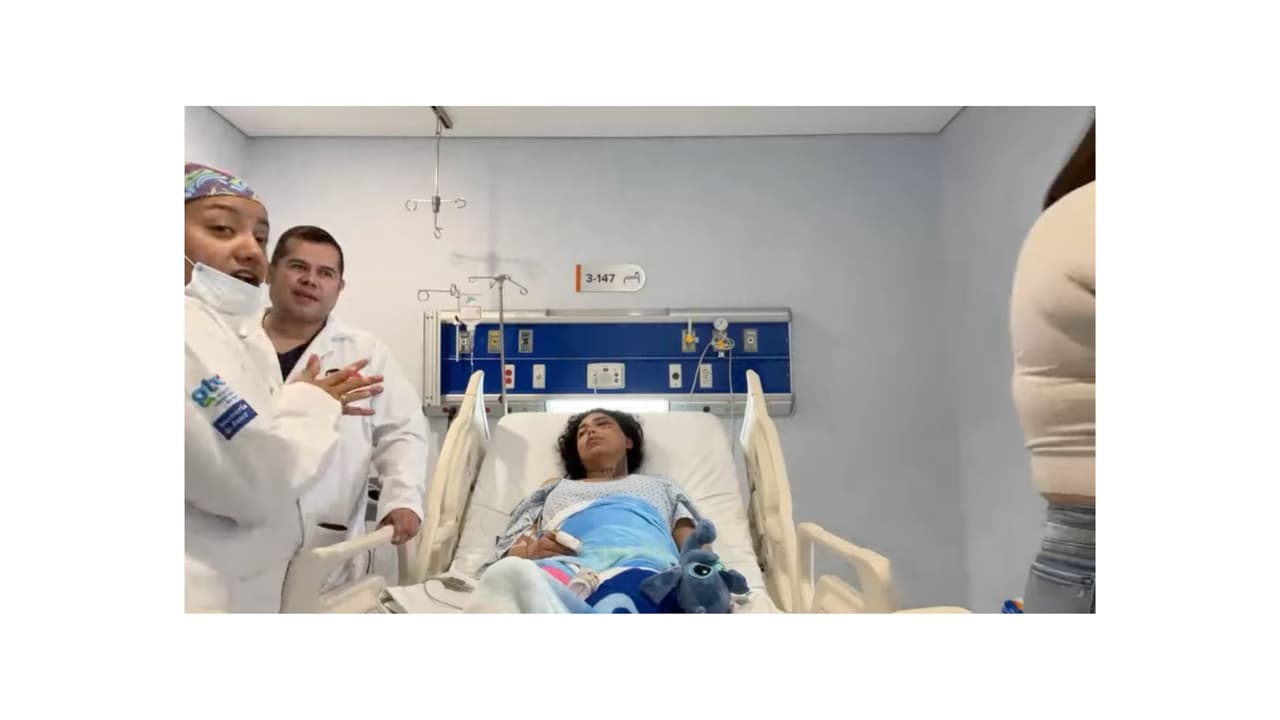 Paola Suárez se recupera de los golpes que supuestamente le propinó su novio.