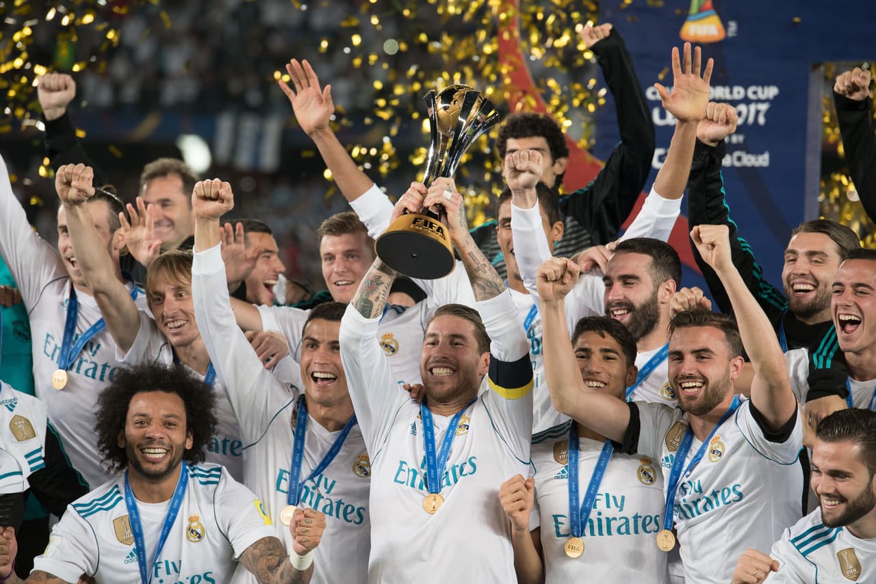 El equipo Merengue se convirtió en el primer bicampeón del Mundial de Clubes al vencer 1-0 al Gremio en la final. Y el festejo no se hizo esperar entre todas las figuras del conjunto español que consiguió su quinto título del 2017.