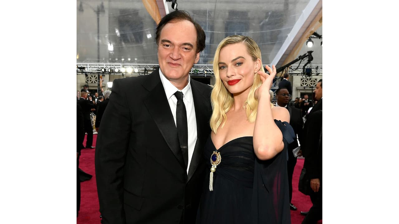 Quentin Tarantino y Margot Robbie