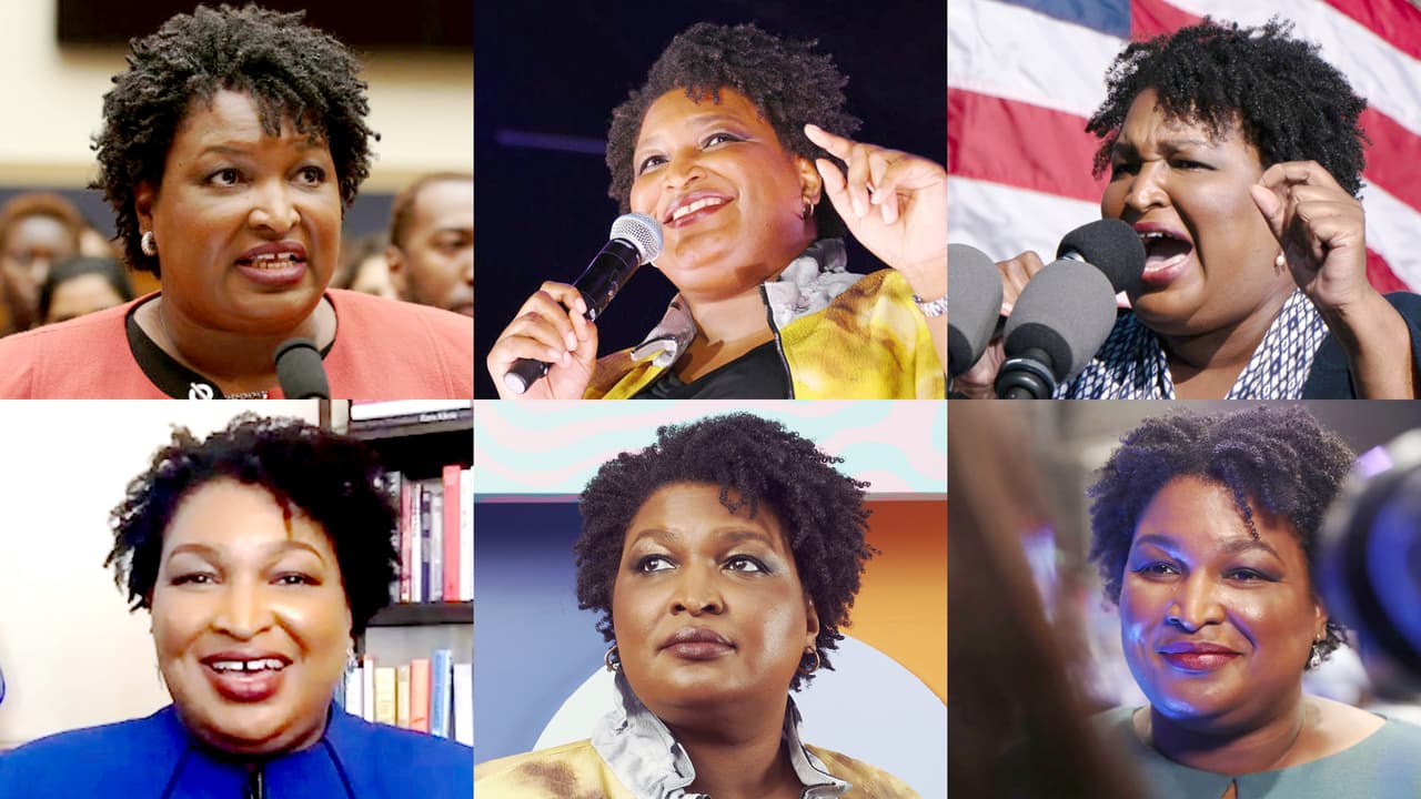 Abrams was everywhere during the 2020 campaign, supporting Democratic party candidates at campaign events and on TV and Zoom calls.