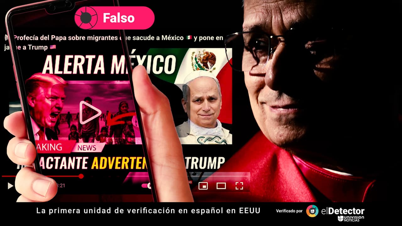 El papa León XIV NO dijo: “Trump no juegues con el nombre de Dios”