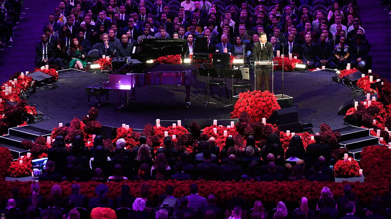 El Staples Center se convirtió en la sede de la 'Celebración de la vida de Kobe y Gianna María' en el servicio que se realizó en su memoria.