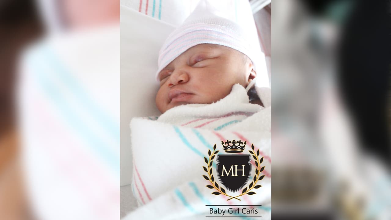La bebé Caris.