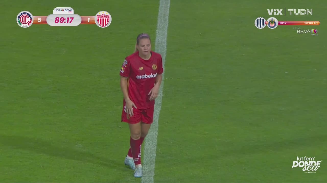 ¡Llegó la 'manita' de Toluca! Hat-trick de Le Sommer