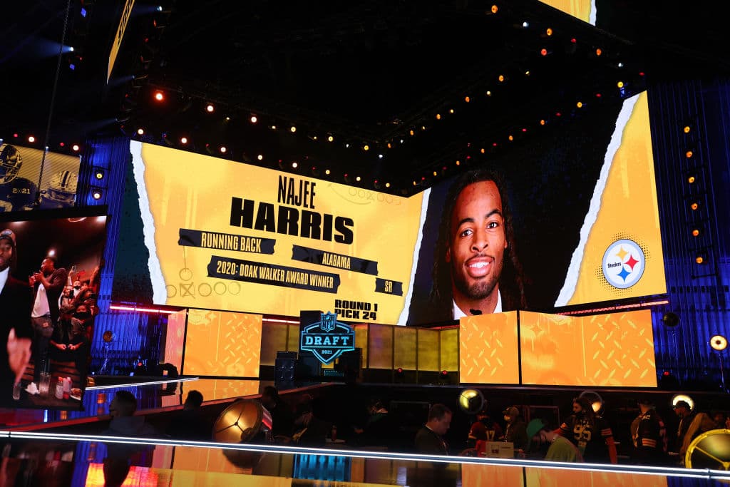 Pick 24 – Pittsburgh Steelers – RB Najee Harris.
<br>