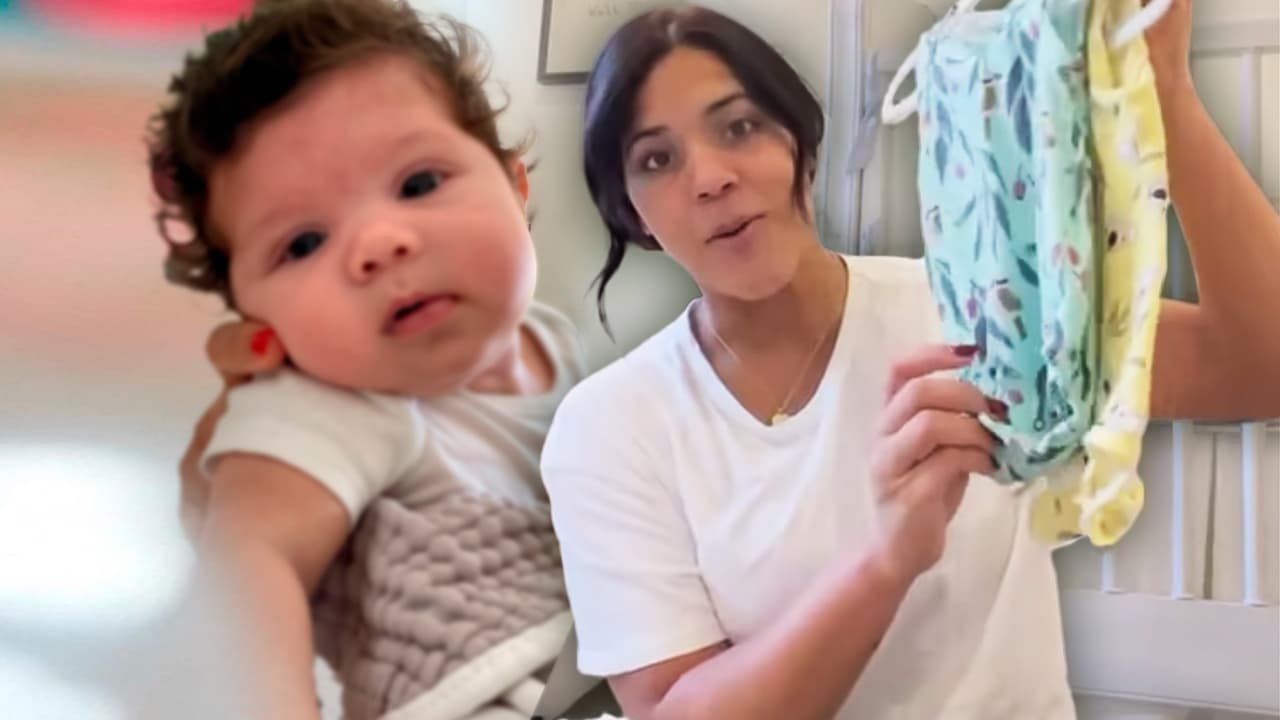 Francisca mostró lo que hace con la ropita que ya no le queda a Baby Gennaro: ¡ya tiene 3 meses!
